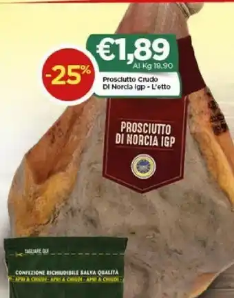 Crai Prosciutto crudo di norcia igp offerta