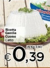 Crai Cuomo ricotta gentile offerta