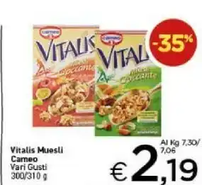 Crai Vitalis super mûesli 300 g(ml) offerta