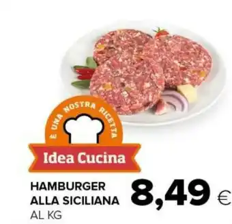 Tigre Hamburger alla sicilia offerta