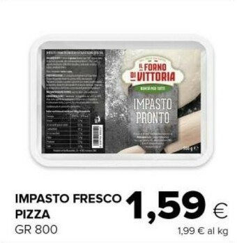 Tigre Impasto fresco pizza offerta