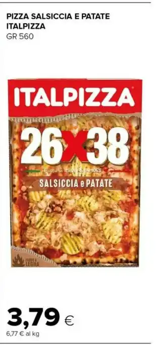 Italpizza pizza salsiccia e patate