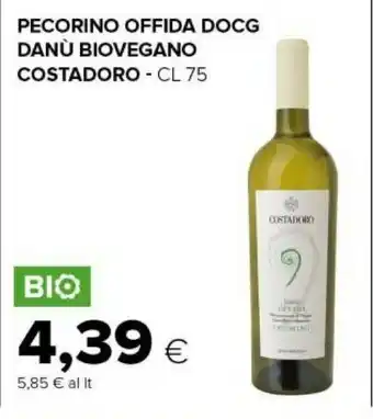 Tigre Costadoro pecorino offida docg danu biovegano offerta