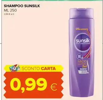Tigre Sunsilk shampoo offerta
