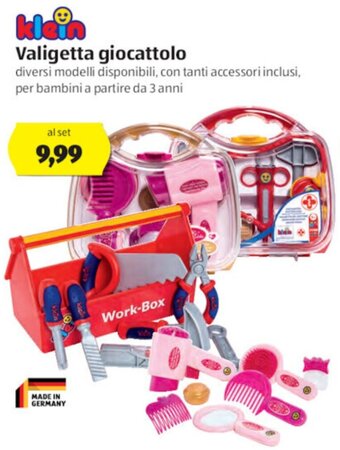 ALDI Klein Valigetta giocattolo offerta
