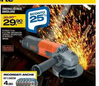 Bricofer Smerigliatrice angolare offerta
