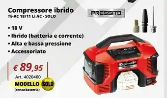 Einhell Compressore ibrido offerta