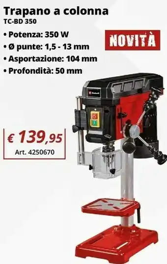 Einhell trapano a colonna