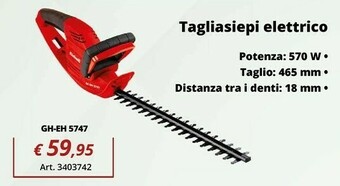 Einhell Tagliasiepi offerta