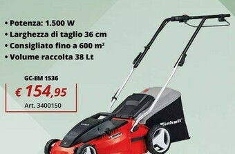 Einhell Tagliaerba elettrici offerta