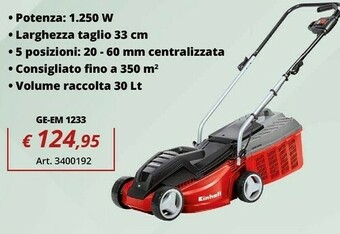 Einhell Tagliaerba elettrici offerta
