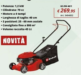 Einhell Tagliaerba a scoppio - emission v offerta