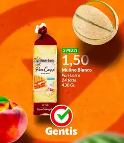 Gentis Mulino Bianco Pan Carrè offerta