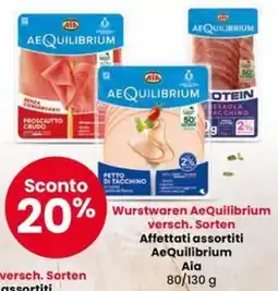 Interspar Affettati assortiti AeQuilibrium Aia offerta