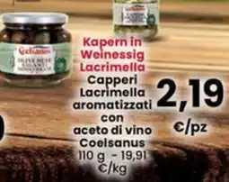 Interspar Capperi Lacrimella aromatizzati con aceto di vino Coelsanus offerta