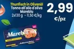Interspar Thunfisch in Olivenöl Tonno all'olio d'oliva Mareblu offerta