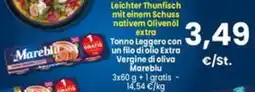 Interspar Mareblu Tonno Leggero con un filo di olio Extra Vergine di oliva offerta