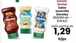 Interspar Salse assortite Develey offerta