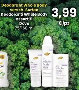 Interspar Dove Deodoranti Whole Body assortiti offerta