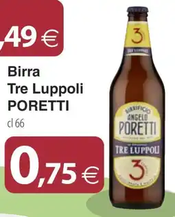 Docks Cash&Carry Birra Tre Luppoli Poretti offerta
