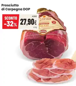 Coop famiglia cooperativa Prosciutto di Carpegna DOP offerta