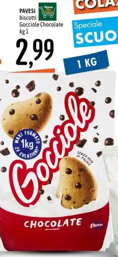 Emisfero Pavesi biscotti Gocciole Chocolate offerta