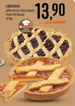Emisfero Crostata albicocca, cioccolato, frutti di bosco offerta