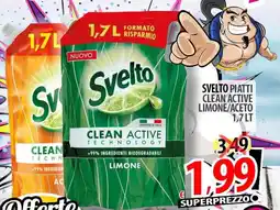 Il Genio Supermercato Svelto piatti clean active limone/aceto offerta