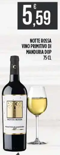 Netto Supermercati Notte Rossa Vino Primitivo di Manduria DOP offerta