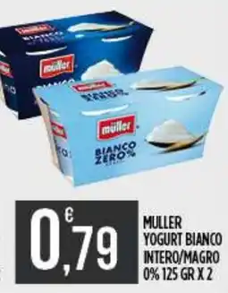 Netto Supermercati Muller Yogurt Bianco Intero/Magro offerta