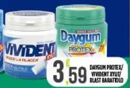 Netto Supermercati Daygum ProteX/Vivident Xyut/Blast Barattolo offerta