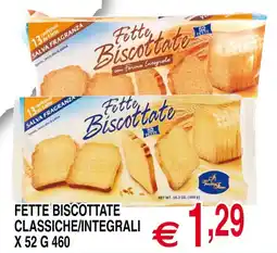 Centro Oceano Fette biscottate classiche/integrali offerta