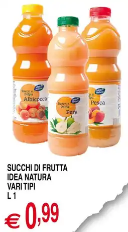 Centro Oceano Succhi di frutta Idea Natura offerta