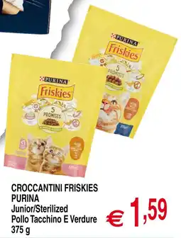 Centro Oceano Crocantini Friskies Purina Junior/Sterilized Pollo Tacchino E Verdure offerta