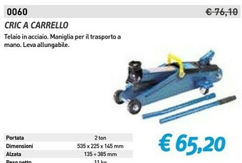 Cric a carrello
