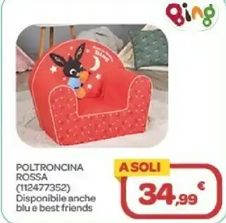 Bing poltroncina rossa