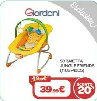 Bimbo Store Sdraietta jungle friends offerta