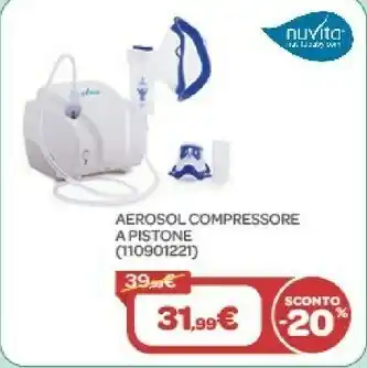 Bimbo Store Aerosol compressore a pistone offerta