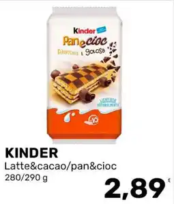 Iper Tosano Kinder pan&cioc offerta
