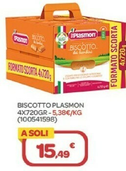Bimbo Store Biscotto 4x720gr offerta