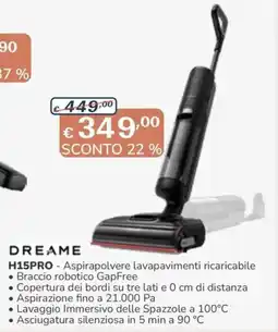 Al Pentolone Dreame H15PRO - Aspirapolvere lavapavimenti ricaricabile offerta