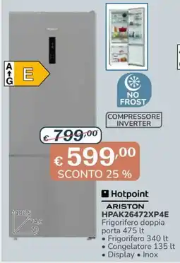 Al Pentolone Hotpoint Ariston Frigorifero doppia porta offerta