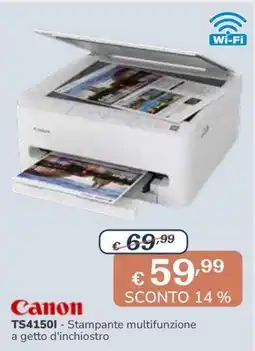 Al Pentolone Canon TS4150I - Stampante multifunzione a getto d'inchiostro offerta