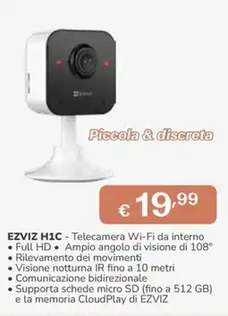 Al Pentolone EZVIZ H1C - Telecamera Wi-Fi da interno offerta