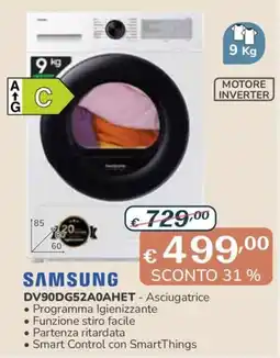 Al Pentolone Samsung Asciugatrice offerta