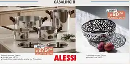 Al Pentolone Batteria pentole 7 pezzi Alessi offerta