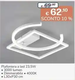 Al Pentolone Plafoniera a led offerta