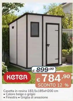 Al Pentolone Casetta Keter offerta