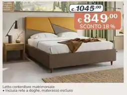 Al Pentolone Letto contenitore matrimoniale offerta