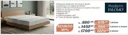 Al Pentolone Materasso Memory Fresh blue Manifattura Falomo offerta